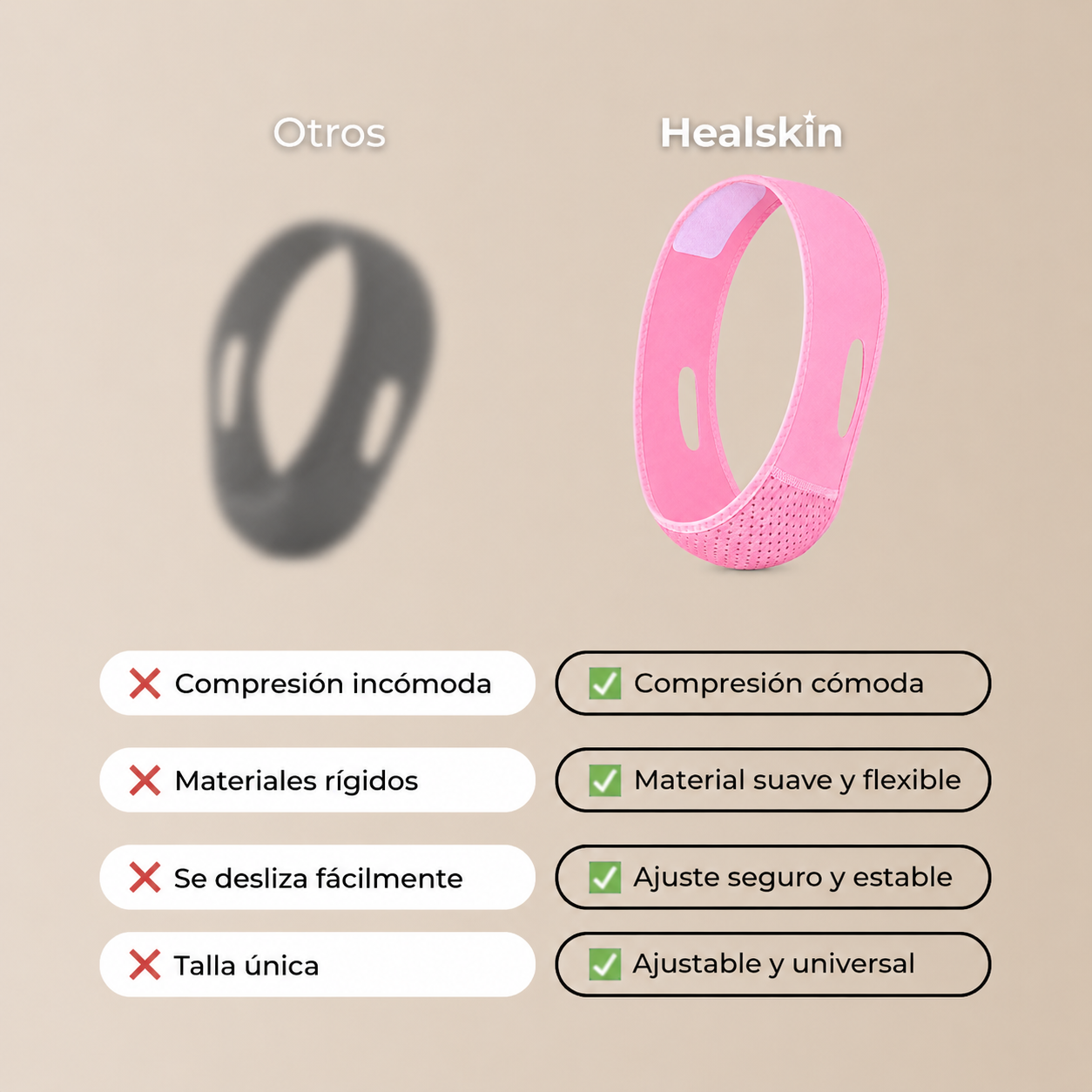 Banda Reafirmante Facial - Healskin